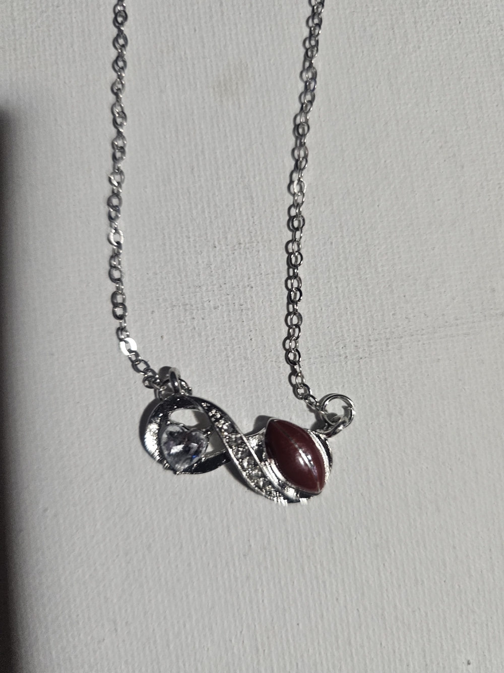 Infinity Foot Ball Necklace